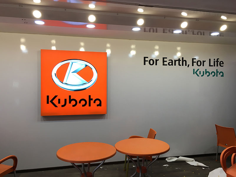 Kubota Işıklı Tabela